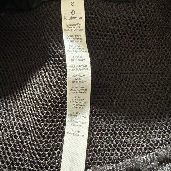 NWT Lululemon Winter Warrior 3-in-1 Parka Black sz 8 style W4BHSS - Picture 8 of 16